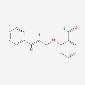 B3016807 2-{[(2E)-3-phenylprop-2-enyl]oxy}benzaldehyde CAS No. 28809-06-5