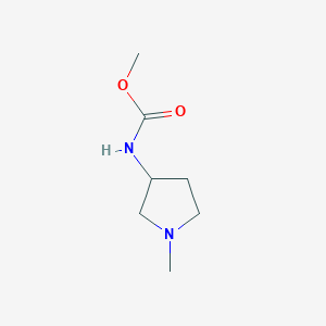 molecular formula C7H14N2O2 B3016820 N-(1-甲基吡咯烷-3-基)甲基甲酰胺 CAS No. 1602868-61-0