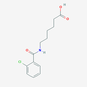molecular formula C13H16ClNO3 B3016834 6-(2-氯苯甲酰氨基)-己酸 CAS No. 317841-32-0
