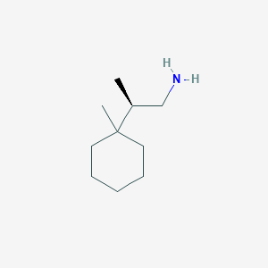 molecular formula C10H21N B3016836 (2R)-2-(1-Methylcyclohexyl)propan-1-amine CAS No. 2248198-40-3