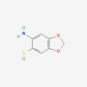 6-Aminobenzo[d][1,3]dioxole-5-thiol