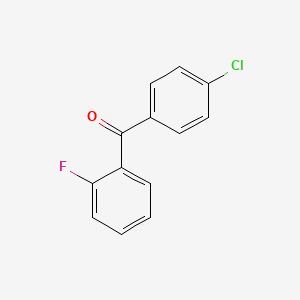 molecular formula C13H8ClFO B3016908 2-Fluoro-4'-chlorobenzophenone CAS No. 59396-44-0