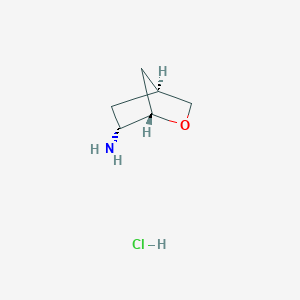 (1S,4S,6R)-2-Oxabicyclo[2.2.1]heptan-6-amine;hydrochloride
