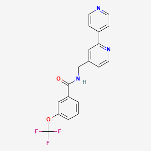 N-([2,4'-bipyridin]-4-ylmethyl)-3-(trifluoromethoxy)benzamide