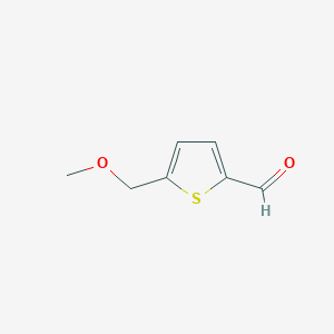 molecular formula C7H8O2S B3016992 5-(Methoxymethyl)thiophene-2-carbaldehyde CAS No. 1500-97-6