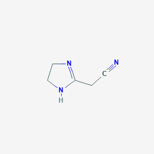 2-(4,5-dihydro-1H-imidazol-2-yl)acetonitrile