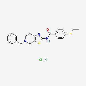 N-(5-benzyl-4,5,6,7-tetrahydrothiazolo[5,4-c]pyridin-2-yl)-4-(ethylthio)benzamide hydrochloride