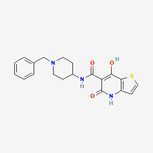 N-(4-chloro-2-methylphenyl)-2-[3-isopropyl-6-(5-methyl-1,2,4-oxadiazol-3-yl)-2-oxo-2,3-dihydro-1H-benzimidazol-1-yl]acetamide