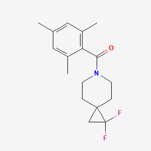 molecular formula C17H21F2NO B3017060 (1,1-二氟-6-氮杂螺[2.5]辛烷-6-基)(甲苯基)甲酮 CAS No. 2320381-50-6