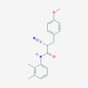 molecular formula C19H20N2O2 B3017074 2-氰基-N-(2,3-二甲基苯基)-3-(4-甲氧基苯基)丙酰胺 CAS No. 1260994-75-9