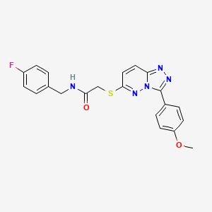 N-(4-fluorobenzyl)-2-((3-(4-methoxyphenyl)-[1,2,4]triazolo[4,3-b]pyridazin-6-yl)thio)acetamide