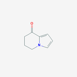 molecular formula C8H9NO B3017110 6,7-Dihydro-8(5H)-indolizinone CAS No. 54906-44-4