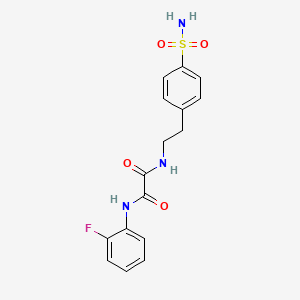 N1-(2-fluorophenyl)-N2-(4-sulfamoylphenethyl)oxalamide