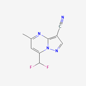 7-(Difluoromethyl)-5-methylpyrazolo[1,5-a]pyrimidine-3-carbonitrile