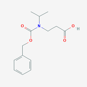 3-{[(Benzyloxy)carbonyl](propan-2-yl)amino}propanoic acid