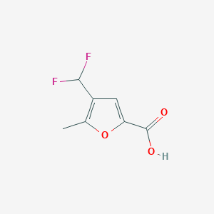 4-(Difluoromethyl)-5-methylfuran-2-carboxylic acid
