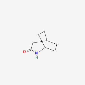 molecular formula C8H13NO B3017245 2-氮杂双环[3.2.2]壬烷-3-酮 CAS No. 5597-32-0