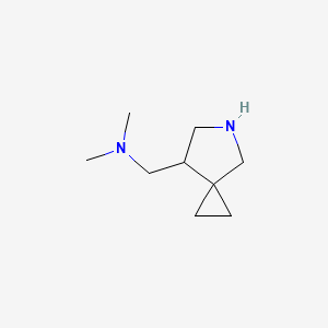 molecular formula C9H18N2 B3017254 1-(5-氮杂螺[2.4]庚烷-7-基)-N,N-二甲基甲胺 CAS No. 496908-98-6