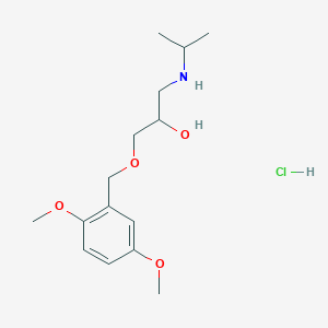 1-((2,5-Dimethoxybenzyl)oxy)-3-(isopropylamino)propan-2-ol hydrochloride