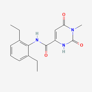 N-(2,6-diethylphenyl)-6-hydroxy-1-methyl-2-oxo-1,2-dihydro-4-pyrimidinecarboxamide