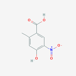 molecular formula C8H7NO5 B3017279 4-Hydroxy-2-methyl-5-nitrobenzoic acid CAS No. 408335-80-8