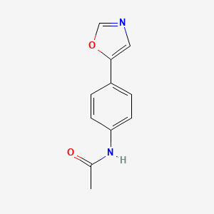 N-[4-(1,3-oxazol-5-yl)phenyl]acetamide
