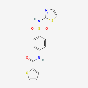 N-{4-[(1,3-thiazol-2-ylamino)sulfonyl]phenyl}-2-thiophenecarboxamide