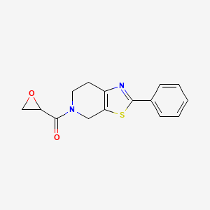 Oxiran-2-yl-(2-phenyl-6,7-dihydro-4H-[1,3]thiazolo[5,4-c]pyridin-5-yl)methanone