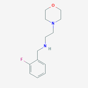 molecular formula C13H19FN2O B3017416 (2-Fluoro-benzyl)-(2-morpholin-4-yl-ethyl)-amine CAS No. 626209-54-9