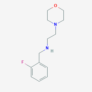 molecular formula C13H19FN2O B3017416 (2-氟苄基)-(2-吗啉-4-基乙基)-胺 CAS No. 626209-54-9