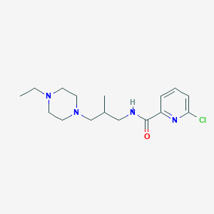 6-Chloro-N-[3-(4-ethylpiperazin-1-yl)-2-methylpropyl]pyridine-2-carboxamide