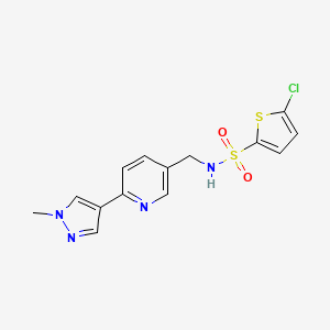 5-chloro-N-((6-(1-methyl-1H-pyrazol-4-yl)pyridin-3-yl)methyl)thiophene-2-sulfonamide