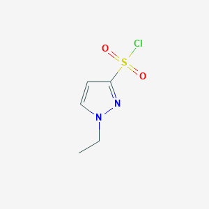 molecular formula C5H7ClN2O2S B3017458 1-ethyl-1H-pyrazole-3-sulfonyl chloride CAS No. 1354706-44-7