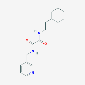 molecular formula C16H21N3O2 B3017464 N-[2-(cyclohexen-1-yl)ethyl]-N'-(pyridin-3-ylmethyl)oxamide CAS No. 432510-30-0
