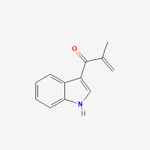 molecular formula C12H11NO B3017477 1-(1H-吲哚-3-基)-2-甲基丙-2-烯-1-酮 CAS No. 91568-92-2