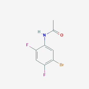 molecular formula C8H6BrF2NO B3017482 N-(5-溴-2,4-二氟苯基)乙酰胺 CAS No. 398-93-6