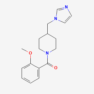 (4-((1H-imidazol-1-yl)methyl)piperidin-1-yl)(2-methoxyphenyl)methanone