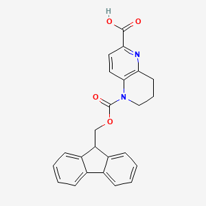 5-(9H-Fluoren-9-ylmethoxycarbonyl)-7,8-dihydro-6H-1,5-naphthyridine-2-carboxylic acid