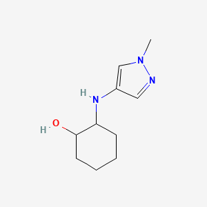 molecular formula C10H17N3O B3017604 2-[(1-methyl-1H-pyrazol-4-yl)amino]cyclohexan-1-ol CAS No. 1524225-33-9