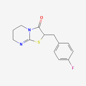 2-(4-Fluorobenzyl)-6,7-dihydro-2H-thiazolo[3,2-a]pyrimidin-3(5H)-one