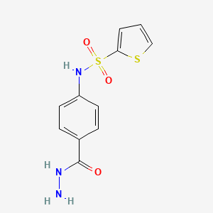 N-[4-(hydrazinecarbonyl)phenyl]thiophene-2-sulfonamide