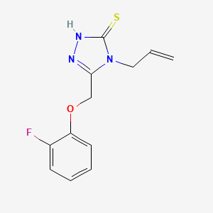 5-(2-fluorophenoxymethyl)-4-(prop-2-en-1-yl)-4H-1,2,4-triazole-3-thiol