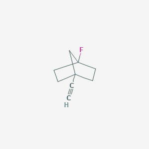 molecular formula C9H11F B3017635 1-Ethynyl-4-fluorobicyclo[2.2.1]heptane CAS No. 2287310-81-8