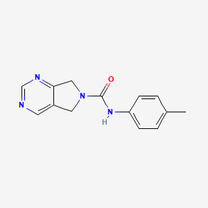 N-(p-tolyl)-5H-pyrrolo[3,4-d]pyrimidine-6(7H)-carboxamide