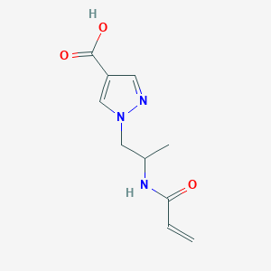 1-[2-(Prop-2-enoylamino)propyl]pyrazole-4-carboxylic acid
