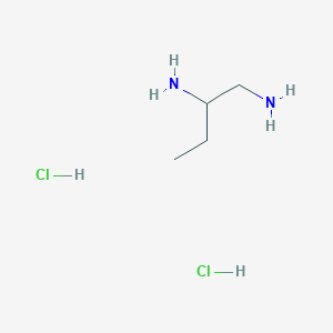molecular formula C4H14Cl2N2 B3017675 Butane-1,2-diamine dihydrochloride CAS No. 1081531-27-2