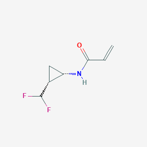 N-[(1S,2R)-2-(Difluoromethyl)cyclopropyl]prop-2-enamide