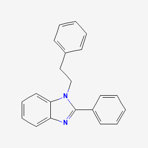 2-Phenyl-1-(2-phenylethyl)benzimidazole