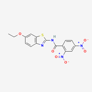 N-(6-ethoxy-1,3-benzothiazol-2-yl)-2,4-dinitrobenzamide