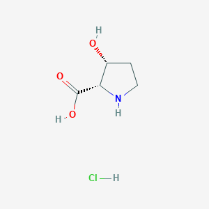 molecular formula C5H10ClNO3 B3017716 (2S,3R)-3-hydroxypyrrolidine-2-carboxylic acid;hydrochloride CAS No. 159830-97-4
